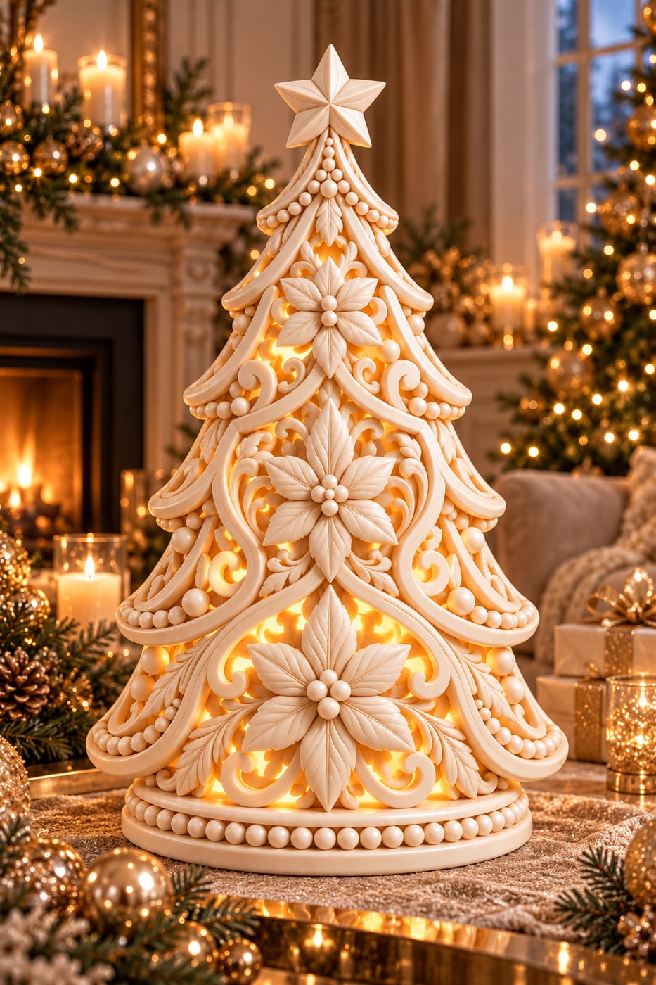 Weihnachtsbaum Beleuchtbar — 3D-gedruckt aus PLA